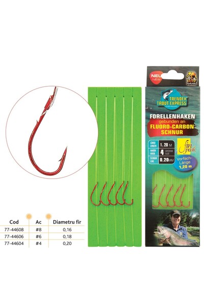 BEHR Set 5 ace legate pentru pescuit la pastrav