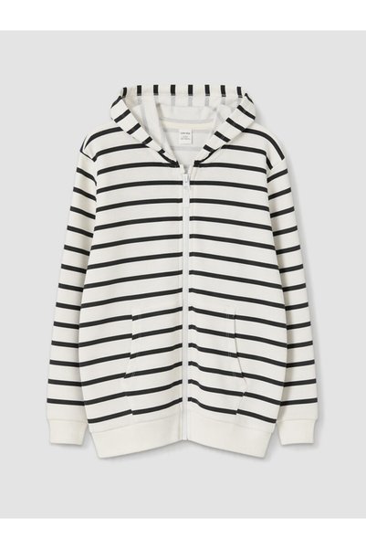 LC Waikiki Timeless Clothing & Timeless Choices Striped Boys' Zip-Up Sweatshirt