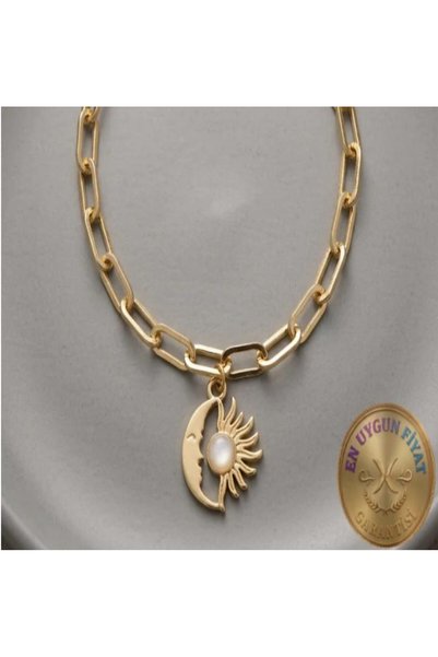 Alışveriş Kasabası Bracelet with Moon and Sun Motifs