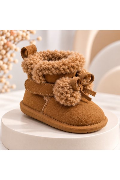 Superbaby Cizme maro imblanite pentru fete Superbebe Shop din piele ecologica...