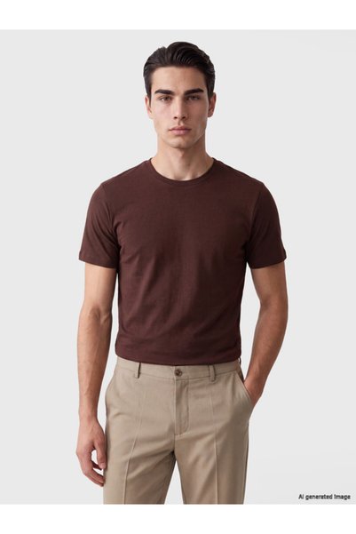 LC Waikiki Slim Fit Zero Roba Collar Men's T-Shirt from Uzg Store for Style E...