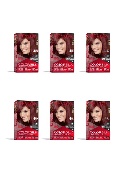 Revlon PACHET 6x COLORSILK 49 MARO AUBURN