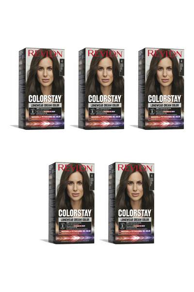 Revlon 5x PACHET Vopsea de păr Colorstay, Nuanța N 4