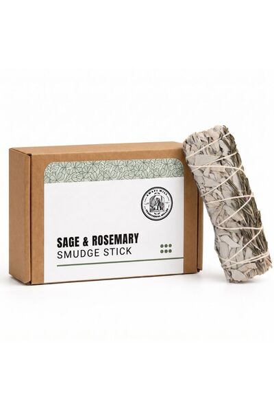AWAFI MILL White Sage with Rosemary Smudge Stick | Botanical Bundle Pack of 3