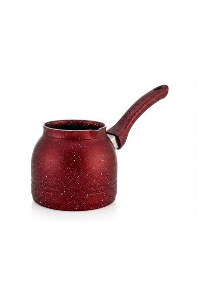 Hascevher Ibric de cafea din granit antiaderent roșu, 650 ml, pentru cafea, l...
