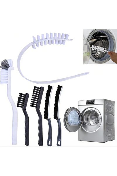 GENERAL Washing Machine Cleaning Brush Kits 6 Pcs Crevice Cleaning Brush, Lon...
