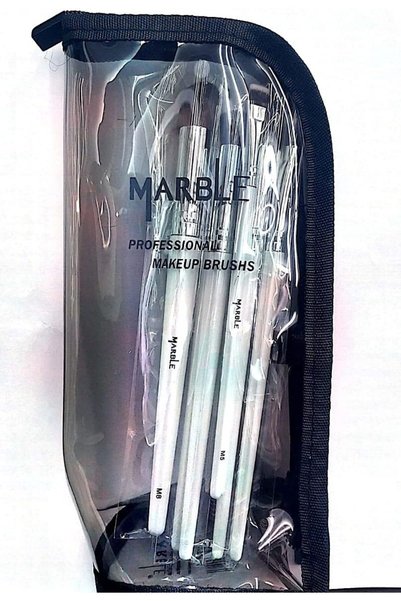 100 Marbles مجموعة فرش ماربل للعيون والحواجب - 7 فرش