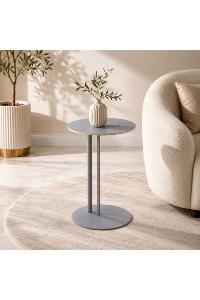 Generic طاولة خدمة سيراميك مفرد S05 L.GREY