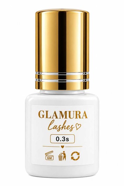 Glamura Lashes eyelash extension glue, Fast drying 0.3s, professional use
