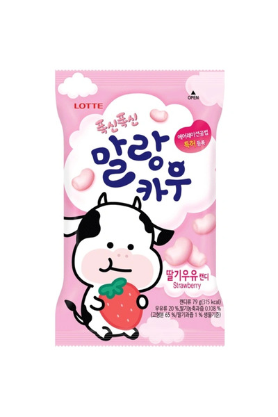 Lotte Malrang Cow Căpșuni, 79g