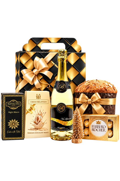 CADOURI RAFINATE Pachet Cadou de Crăciun - Sărbători Aurii