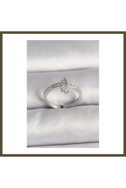 northcity n Silver-Toned Brass Ring with Zircon Stones and Pearl Accents, Loc...