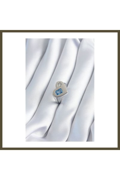 northcity n Rice-Shaped Silver-Colored Star-Design Zircon Stone Women's Ring BX