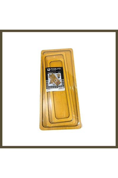 northcity n Set of 3 Rectangular Trays BX