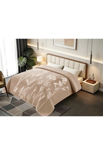 Cannon Shirine Raschel Embossed Blanket 180X240cm - 100% Polyester