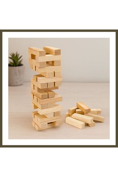 northcity n 54-Piece Wooden Balancing Game (Jenga) BX
