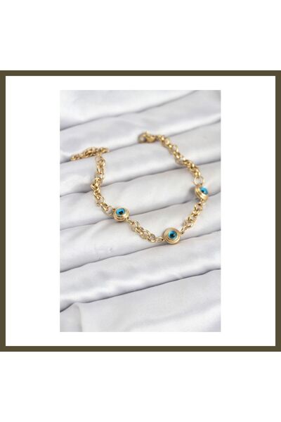 northcity n 316L Stainless Steel "Nazar" Modal Gold-Colored Women's Bracelet BX