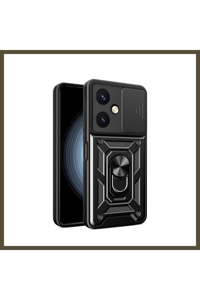 northcity n غطاء متوافق مع هاتف Vivo Y27، مصنوع من السيليكون مع حلقة لحماية ا...
