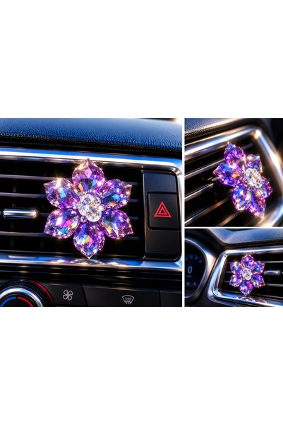 şimika tuning tuningmarketim Crystal Car Air Vent Decoration with Clip—Stone,...