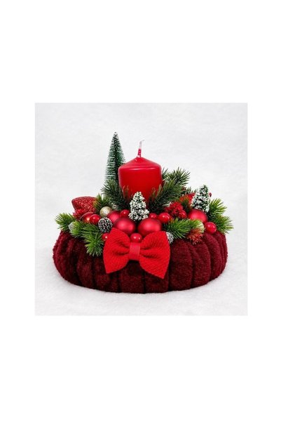 VicVi Handmade Χειροποίητη χριστουγεννιάτικη σύνθεση