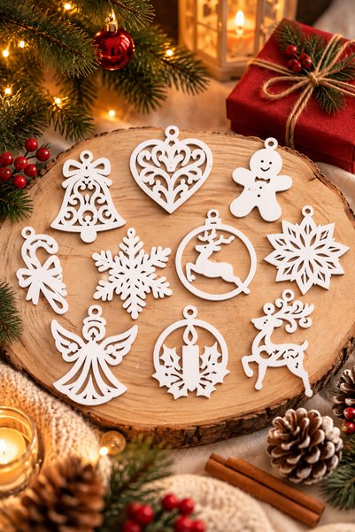 TriORA DESIGN Modern Minimal Timeless TriOra Design – New Year's Magic 10-Pie...