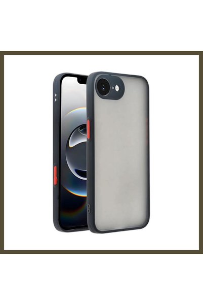 northcity n غطاء سيليكون مونتريال متوافق مع هاتف iPhone 16E - أسود BX.