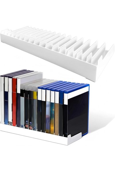 SmartMaster Video Game Storage Holder, ABS Desktop Organizer,PS5 Games Organi...