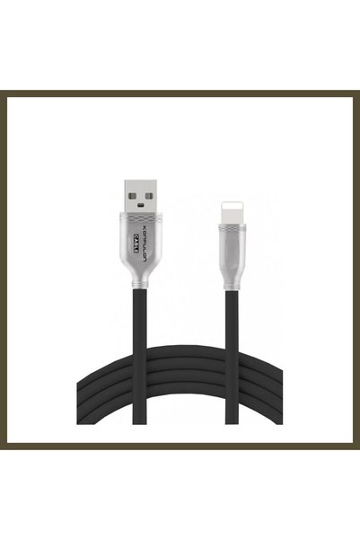 northcity n Konfulon S48 Lightning Cable, iPhone Compatible, 1M, 3A - Black BX