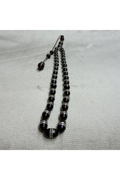 Generic Silver Two-Strand Rosary with 33 Beads.