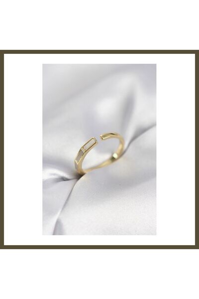 northcity n Gold-Colored Mother-of-Pearl Bead-Style Women's Ring BX