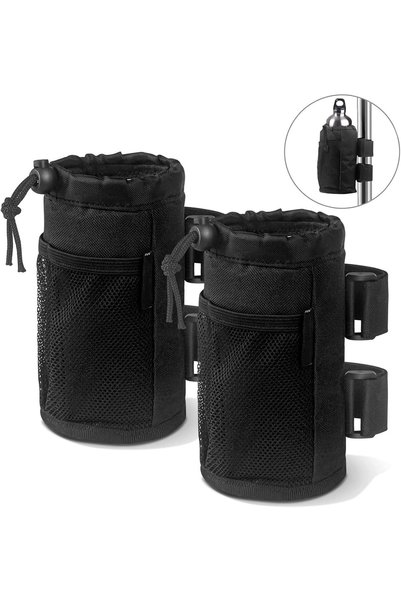 EXCEFORE Bike Cup Holder 2 Pack Bike Water Bottle Holder Bicycle Handlebar Dr...