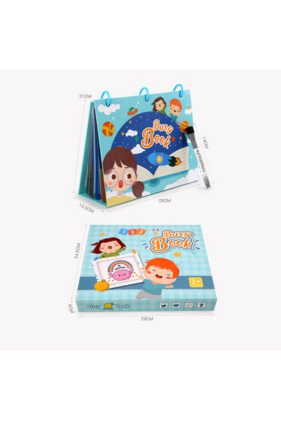 OEM Carte de activitati - 16 activitati reutilizabile - 133 piese