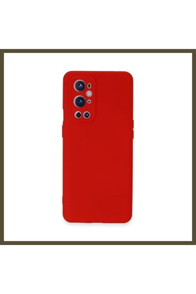 northcity n OnePlus 9 Pro Case with Velvet-Lined Nano Silicone - Red BX