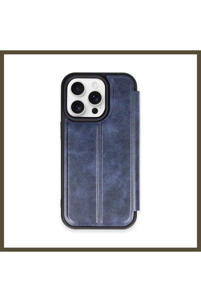 northcity n غطاء واقٍ قابل للطي متوافق مع هاتف iPhone 14 Pro Max - لون كحلي BX.