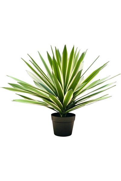 GENERAL MIHUAGE 61cm Large Artificial Agave Fake Yucca Potted Plant, Indoor O...