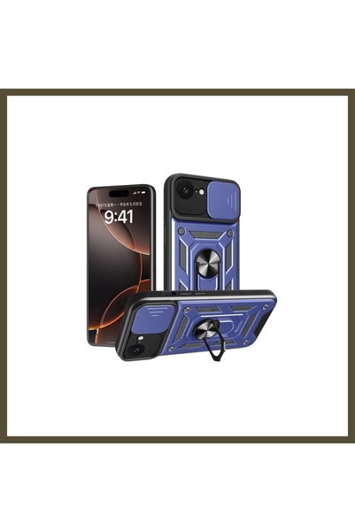 northcity n غطاء متوافق مع هاتف iPhone 16E، مصنوع من السيليكون، مع حلقة لحماي...