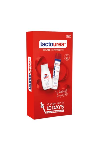 Lactovit Set Gel de duș și spray deodorant Lactourea,