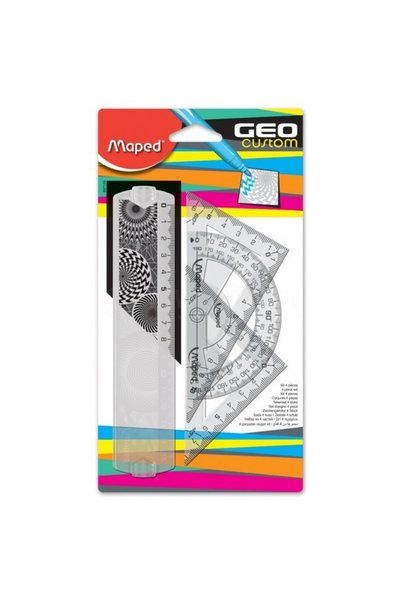 Maped Σετ 4 τεμ. Γεωμετρικών Οργάνων Maxi Geocustom 15cm (897139)
