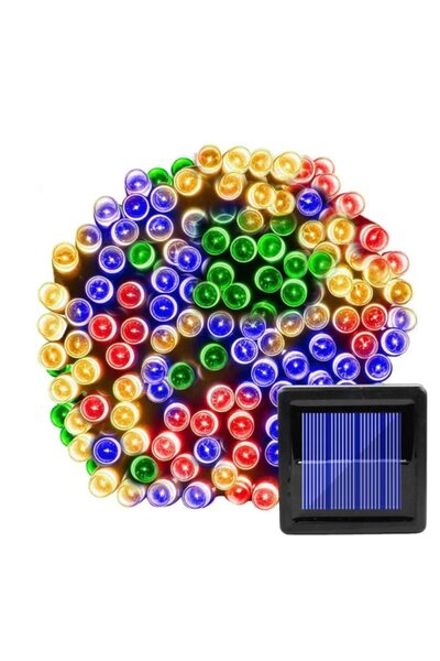 BZRSH Instalație solară decorativă, Crăciun, panou solar, 30 m, 300 LED-uri, ...