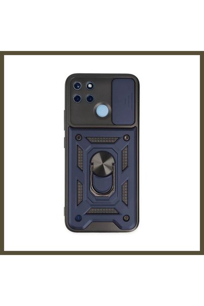 northcity n Realme C25Y Compatible Case with Pars Lens Ring - Navy Blue BX