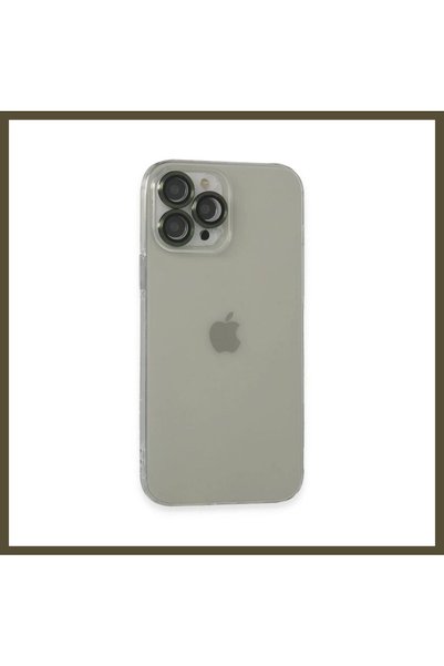 northcity n iPhone 13 Pro Max Compatible Luko Lens Silicone Case - Green BX