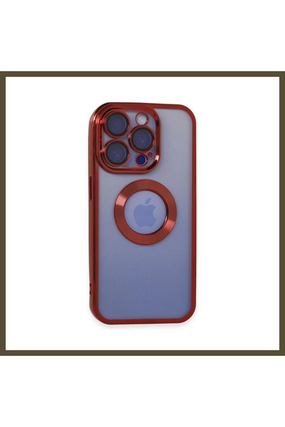 northcity n iPhone 15 Pro Max Compatible Silicone Case with Slot - Red BX