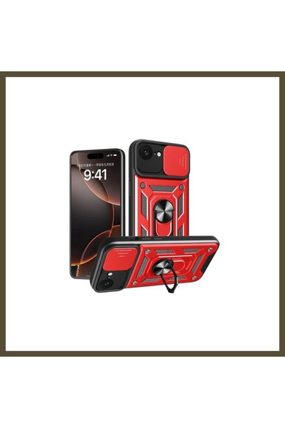 northcity n غطاء متوافق مع هاتف iPhone 16E، مصنوع من السيليكون مع حلقة لحماية...
