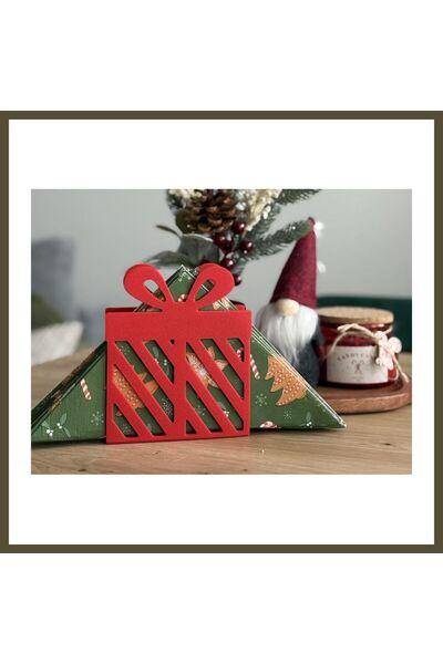Generic Brand 3D-Printed Gift Set-Style New Year's Napkin Holder, Decorative ...