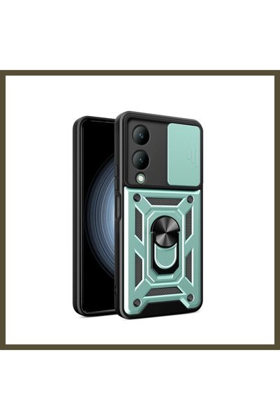 northcity n غطاء متوافق مع هاتف Vivo Y17S، مصنوع من السيليكون مع حلقة لحماية ...