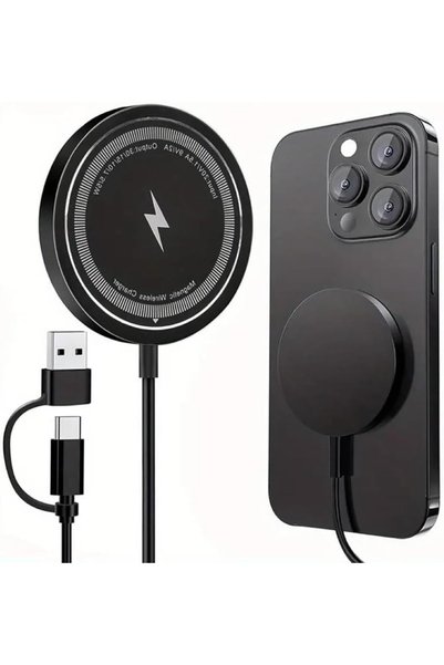 KASTWAVE Fast Magnetic Wireless Charger for iPhone 12/13/14/15/16 Series & Ai...