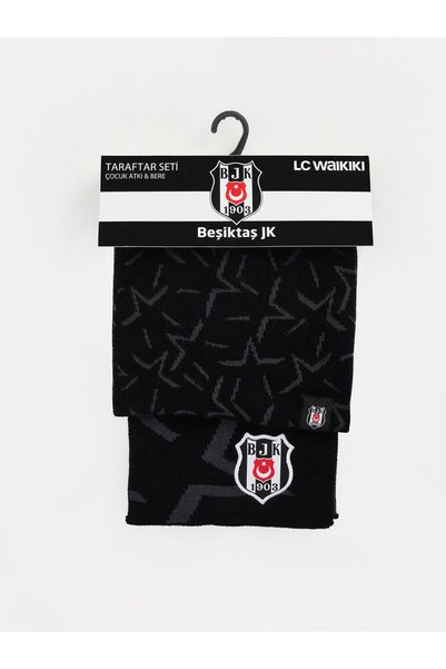 LC Waikiki مجموعة LCW ACCESSORIES من NEVAVM، تتضمن وشاحًا وقبعة وقفازات سوداء...