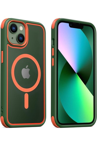 GENERAL MobNano for iPhone 13/14 Case, Compatible with MagSafe, Crystal Clear...
