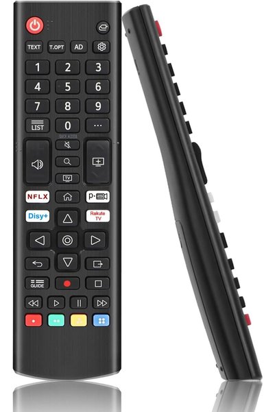 GENERAL جهاز تحكم عن بعد بديل واحد لتلفزيونات LG الذكية، موديل AKB76037601، ج...