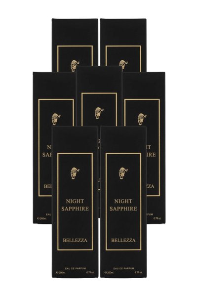 Bellezza 7 قطع Night Sapphire عطر 200مل